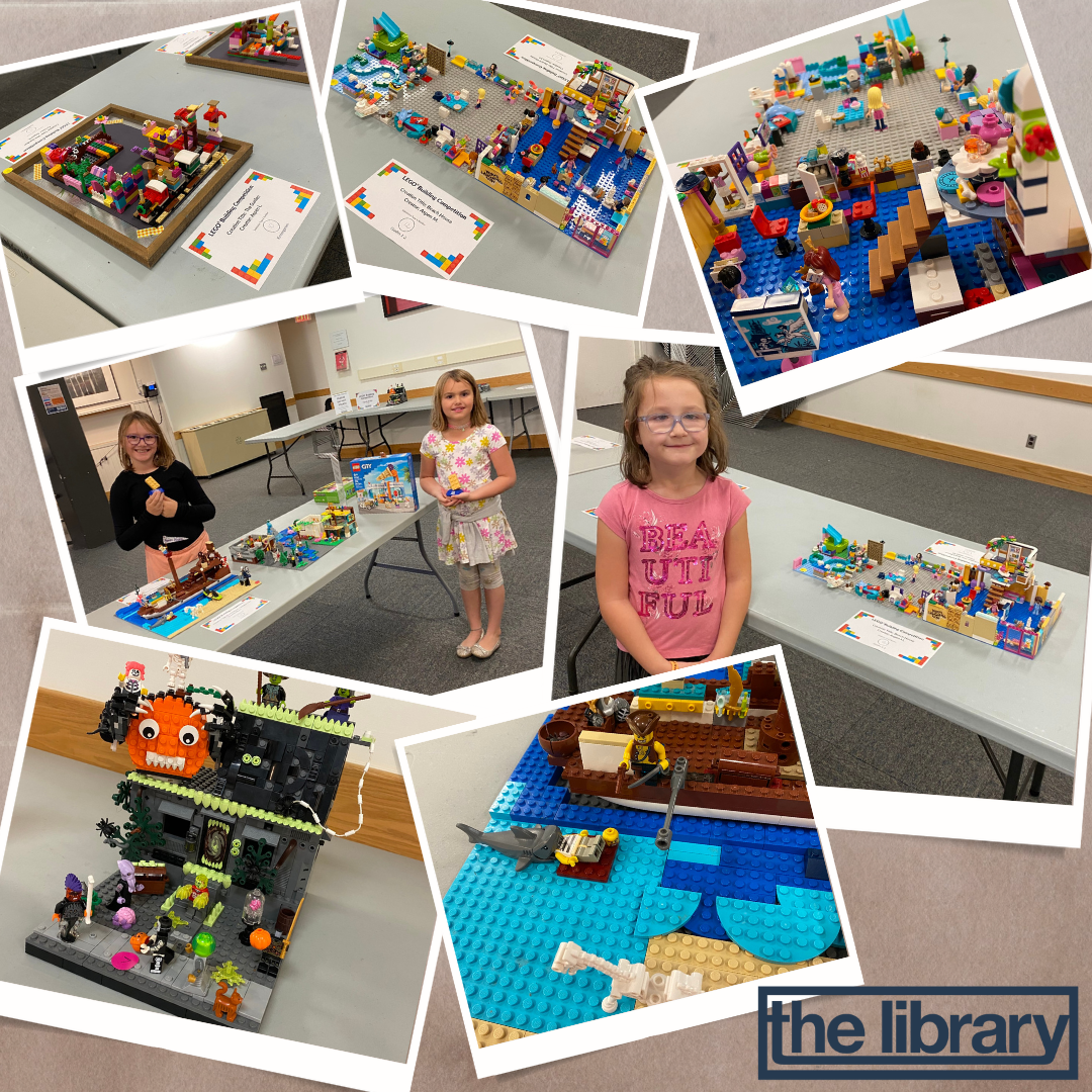 collage of winners of LEGO building competition