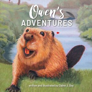 Cover of the book Owen's Adventures showing a brown groundhog